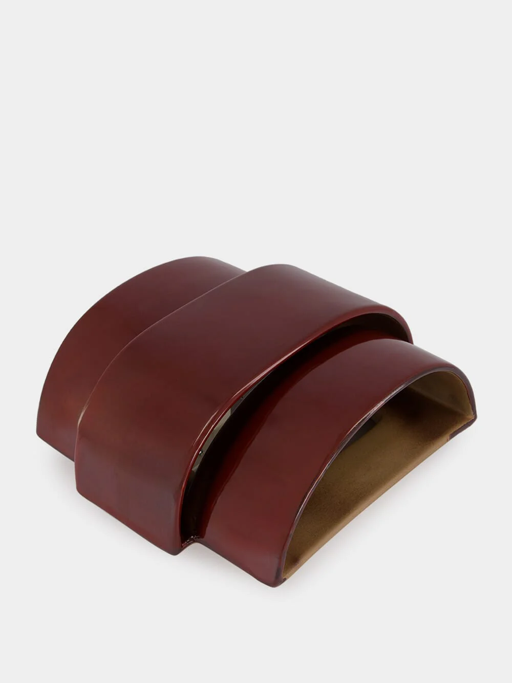 James Rust Stoneware Wall Lamp - Image 4