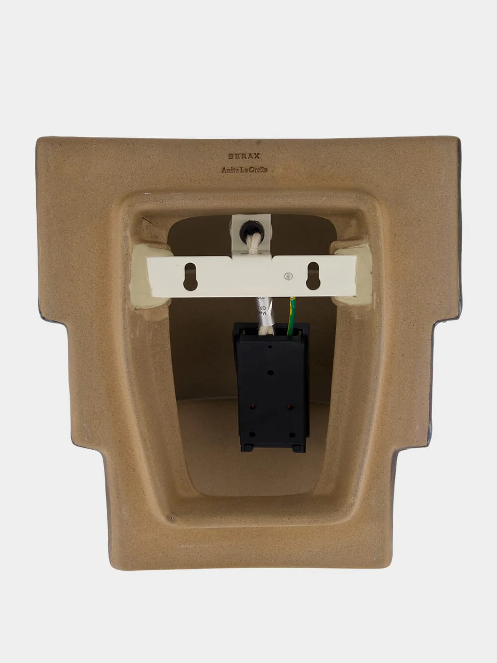 Jim Blue Stoneware Wall Lamp - Image 5