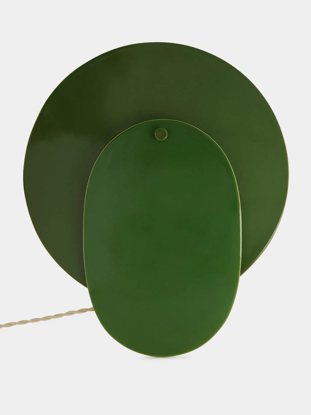 Nebula Dark Green Ceramic Wall Lamp - Image 2