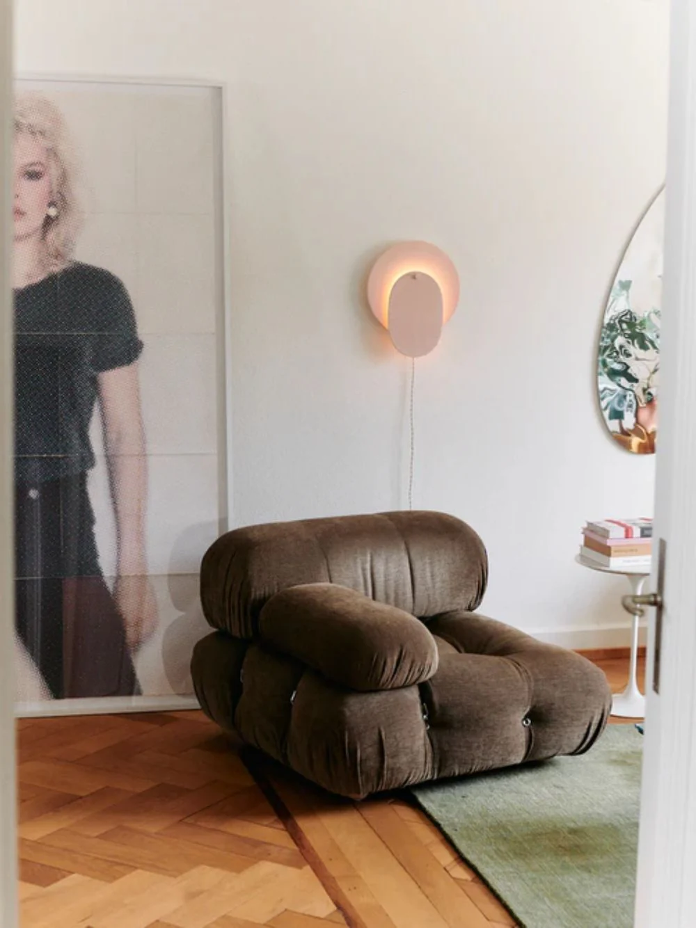 Nebula Rose Ceramic Wall Lamp - Image 5