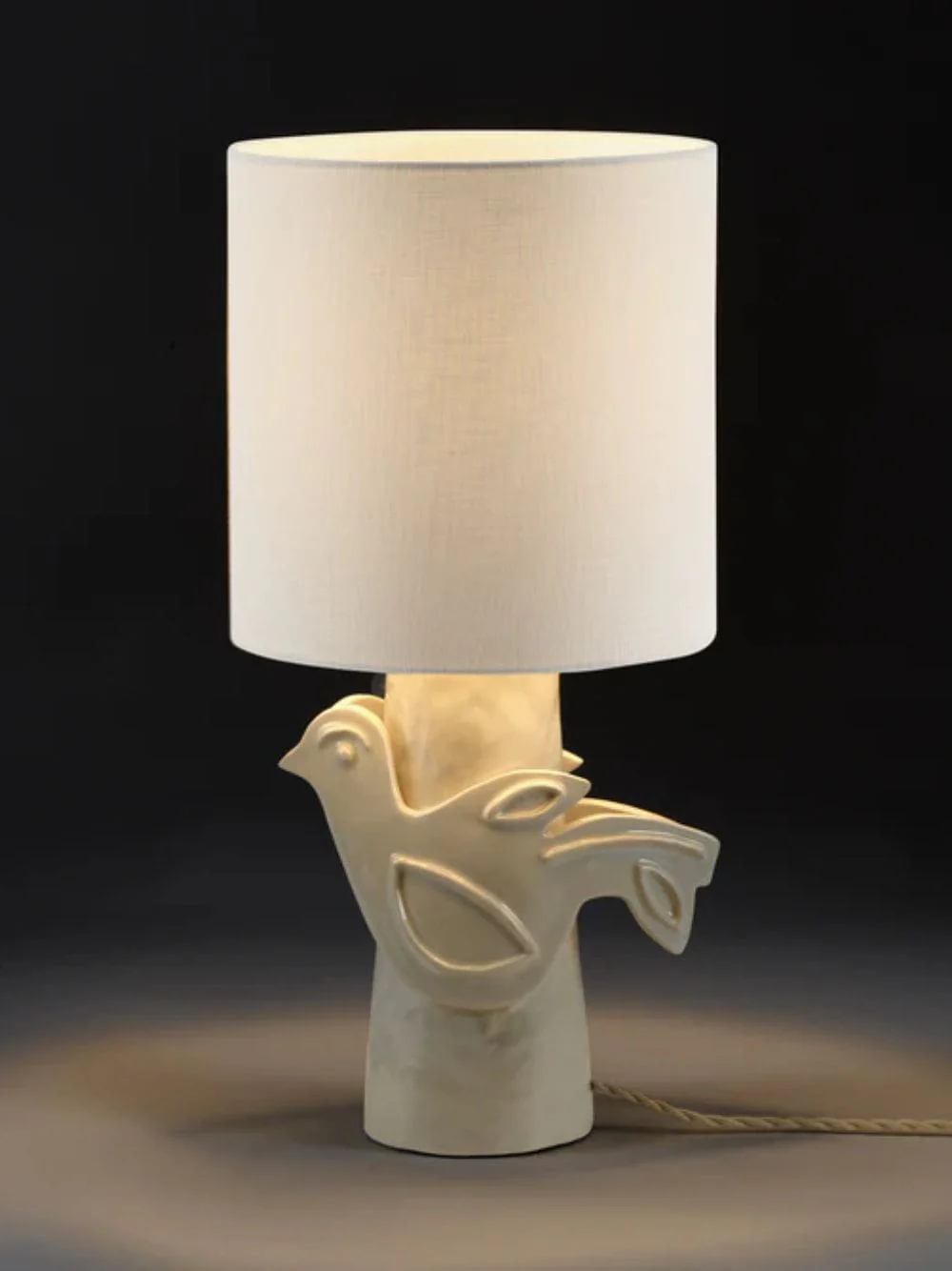 Paloma White Table Lamp