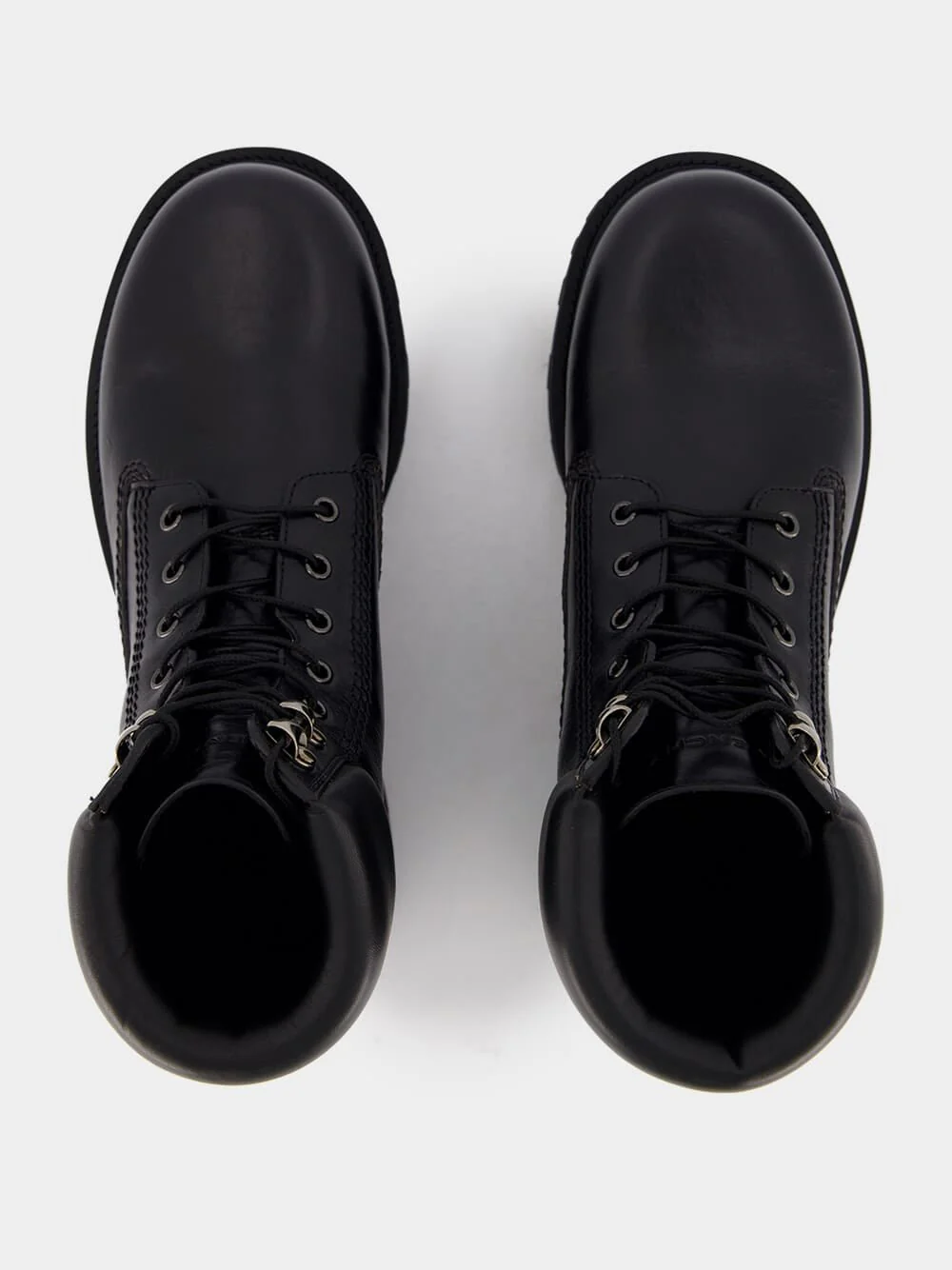 Show Logo-Debossed Leather Boots - Image 4