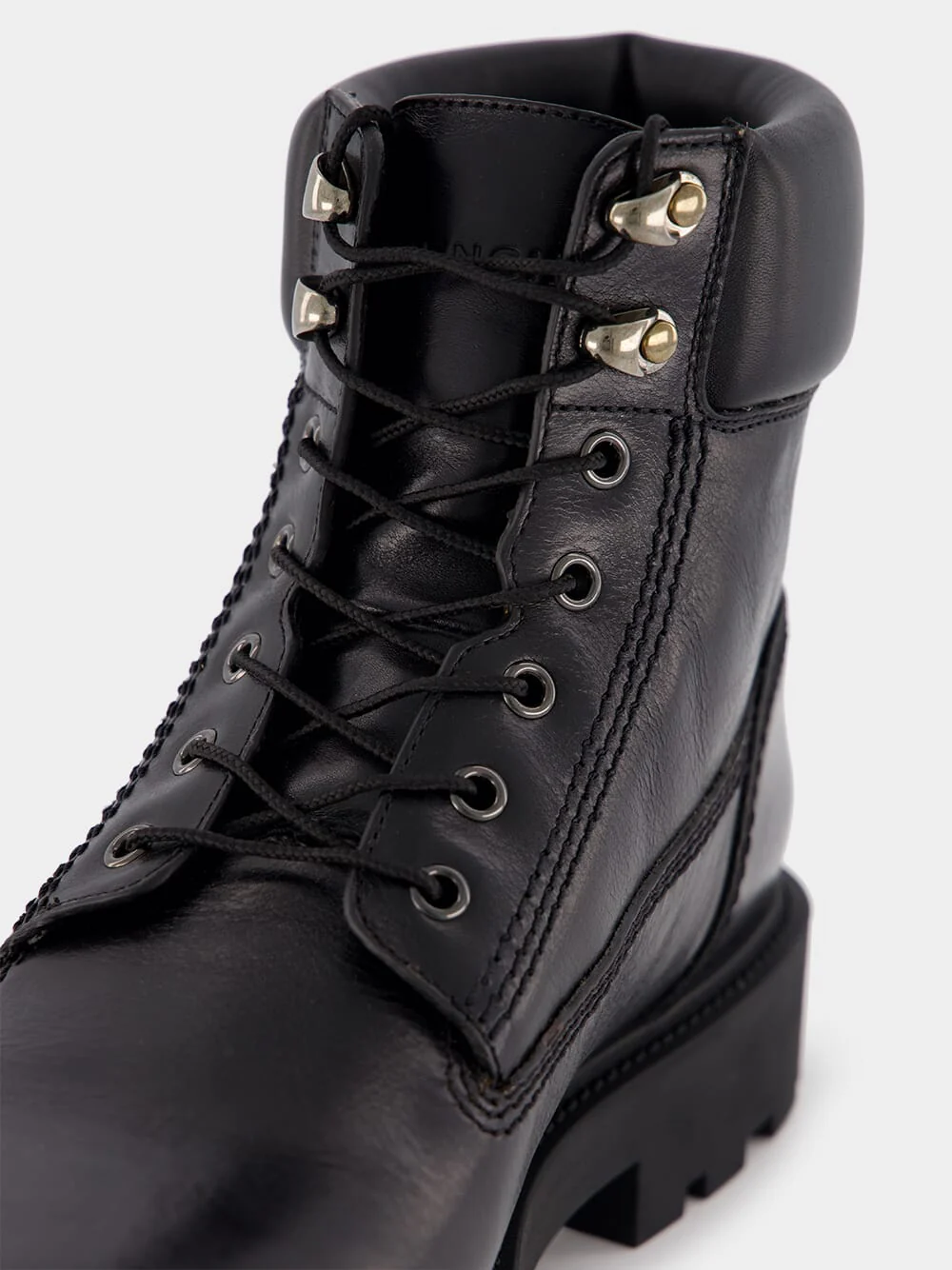Show Logo-Debossed Leather Boots - Image 7