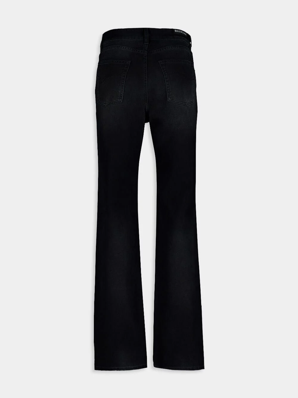 Slim Faded Black Trousers - Image 2