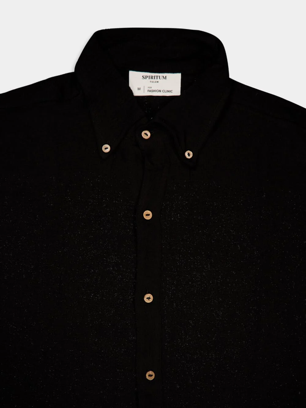 Black Balam Cotton Shirt - Image 3