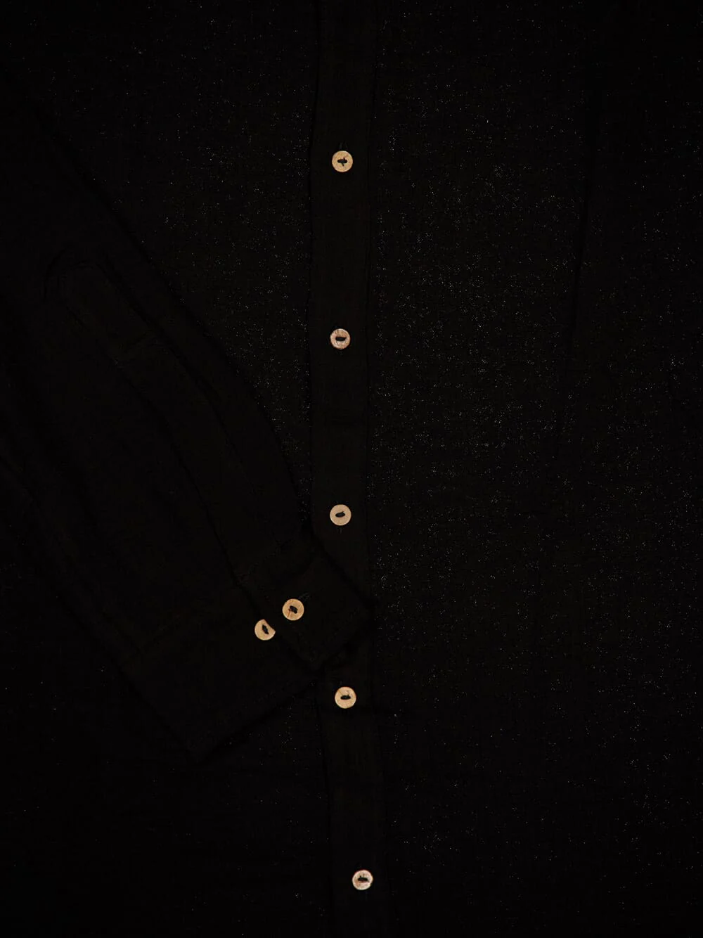 Black Balam Cotton Shirt - Image 4