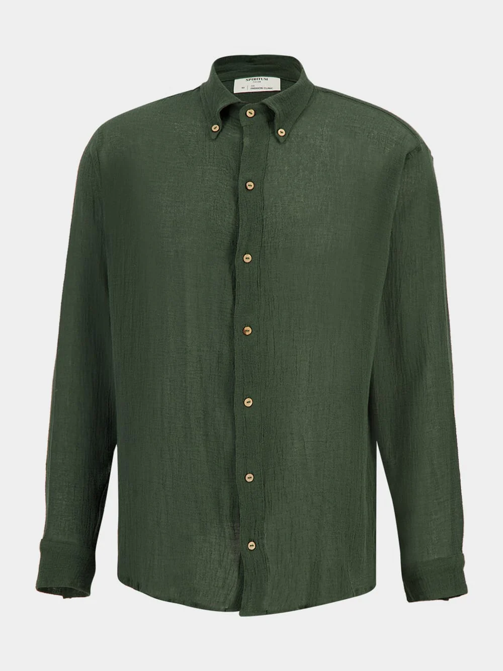 Forest Green Balam Cotton Shirt