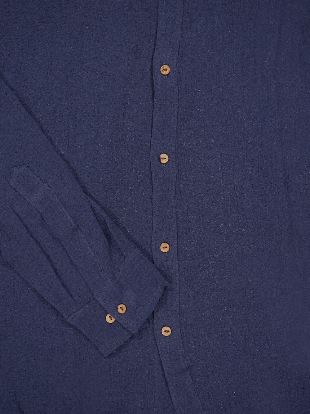 Indigo Blue Balam Cotton Shirt - Image 4
