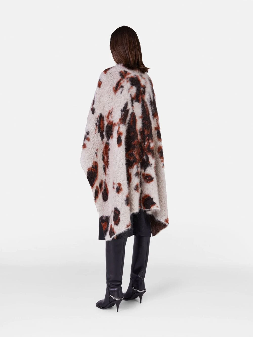 Appaloosa Pony Jacquard Knit Cape Jumper - Image 4