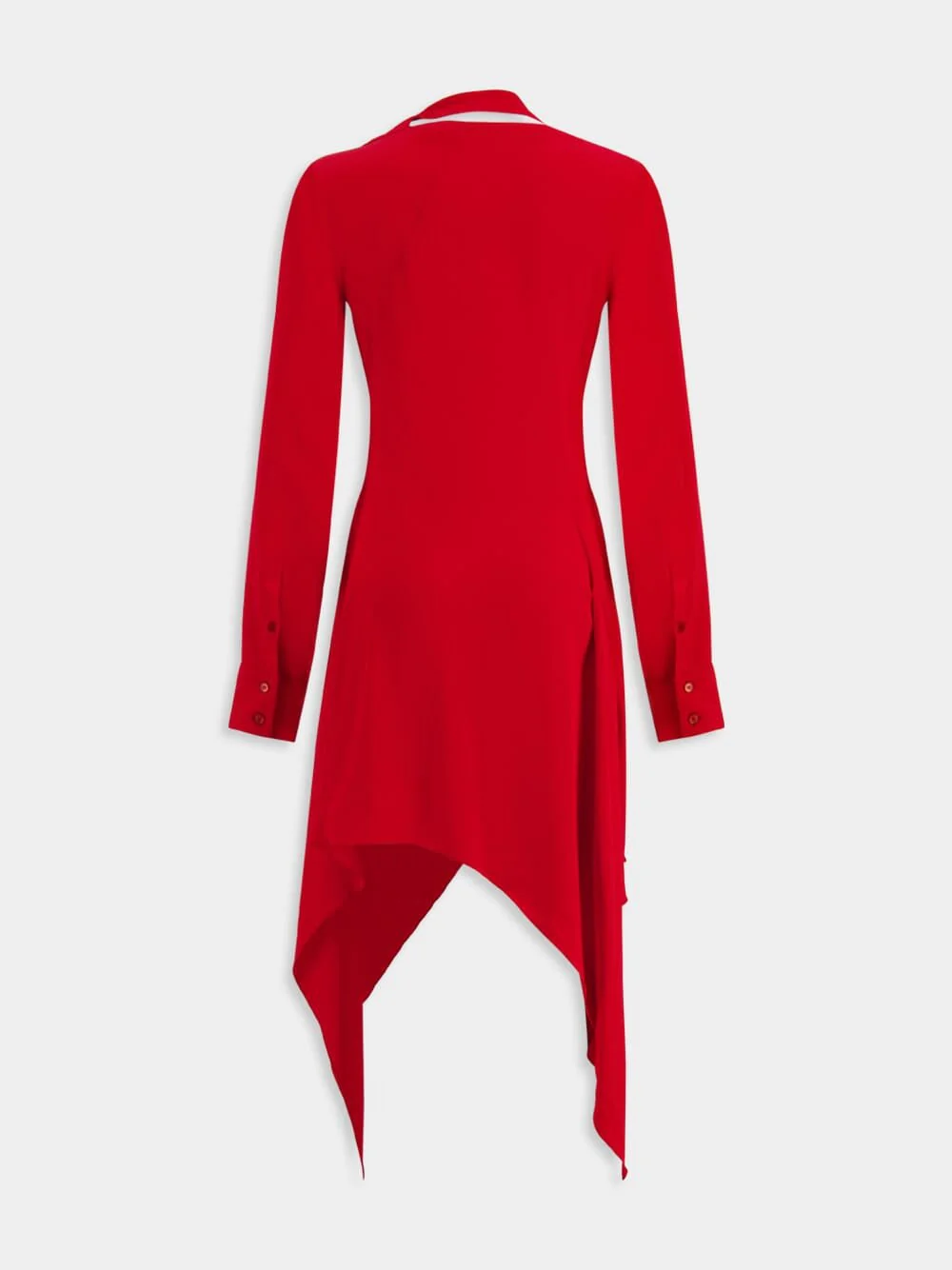 Asymmetric Seam Cut-Out Dress - Image 4