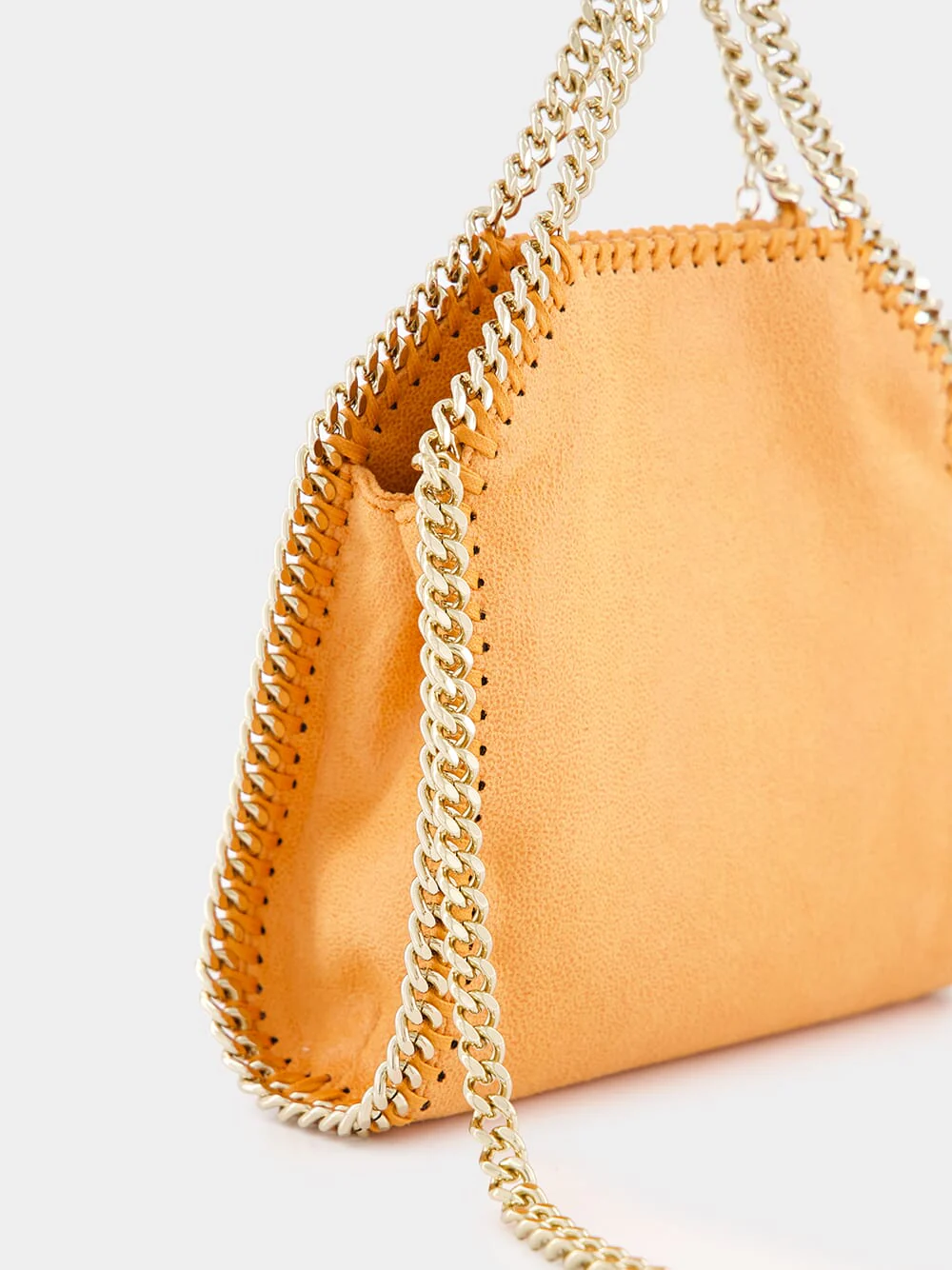 Falabella Papaya Tiny Tote Bag - Image 7