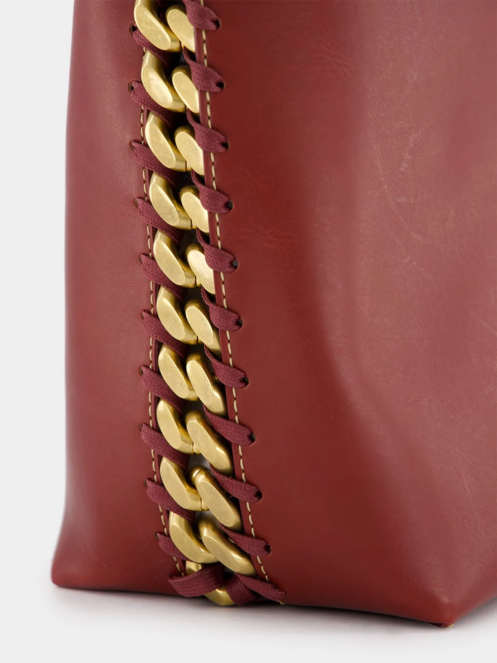 Frayme Burgundy Tote Bag - Image 6