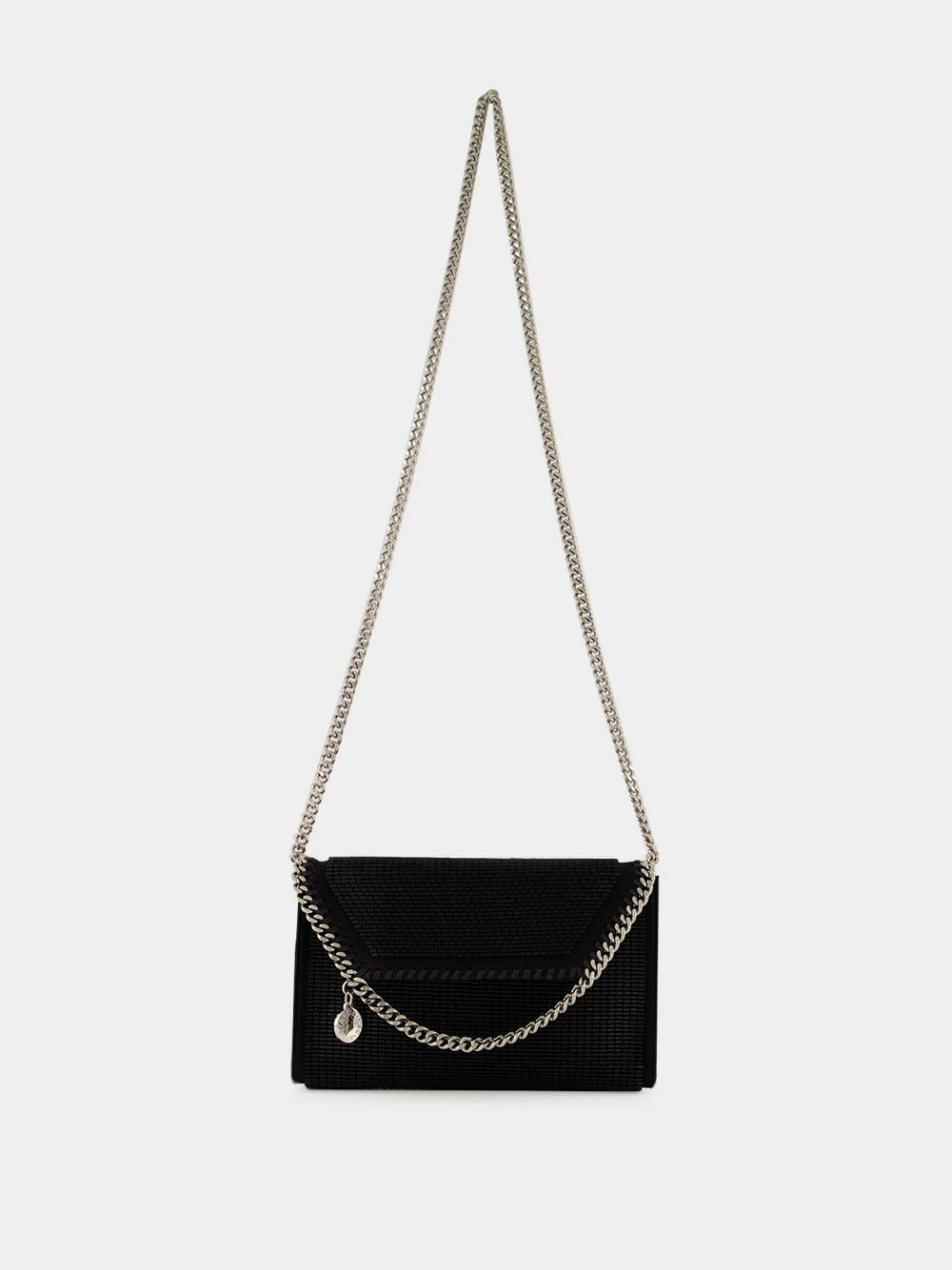 Black Falabella Beaded Crossbody Bag - Image 2