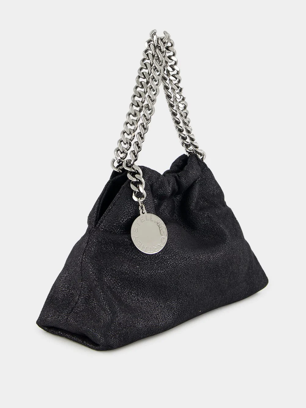 Black Falabella Drawstring Crossbody Bag - Image 3