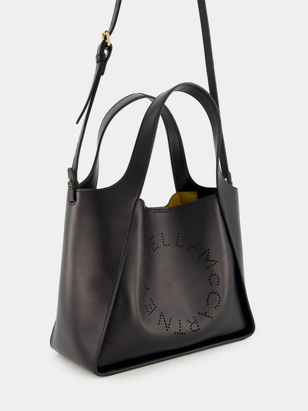 Black Logo Faux-Leather Tote - Image 2