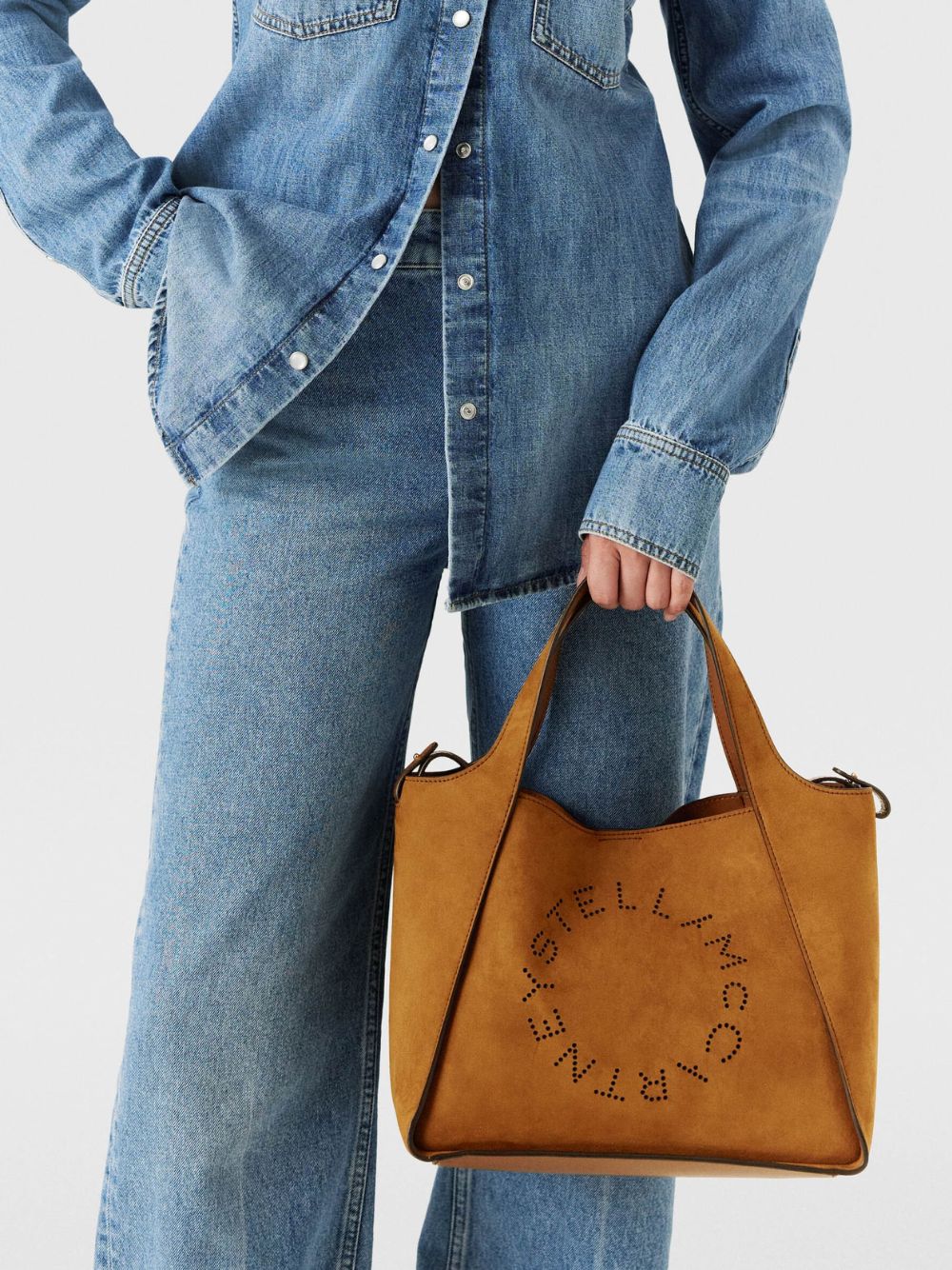 Brandy Logo Top Handle Crossbody Tote Bag - Image 2