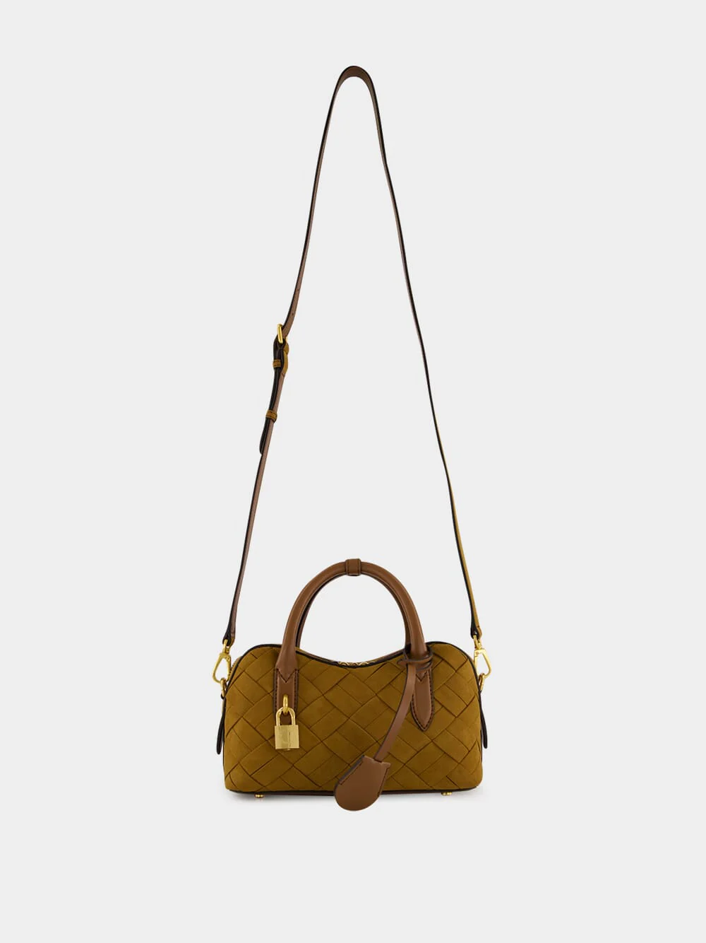 Brandy Ryder Woven Suede-Effect Bag - Image 2