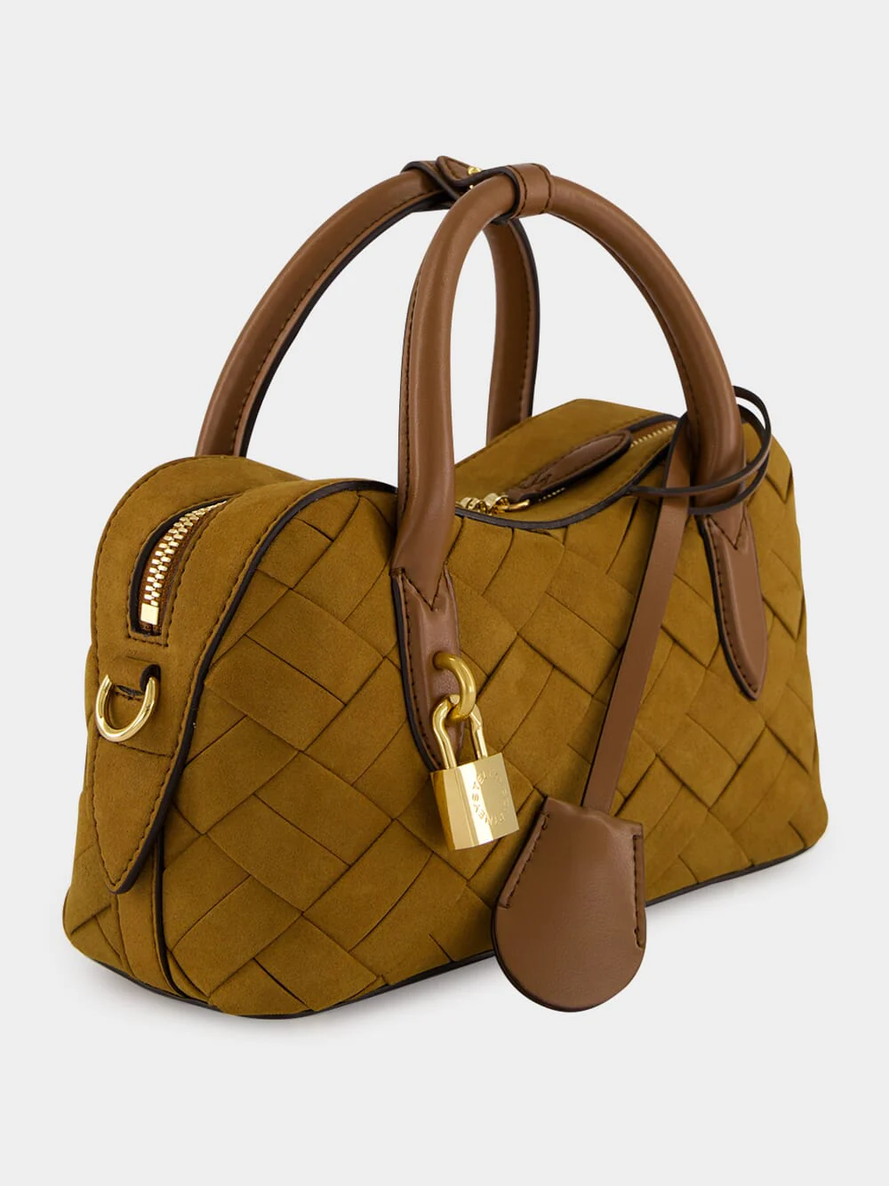 Brandy Ryder Woven Suede-Effect Bag - Image 3