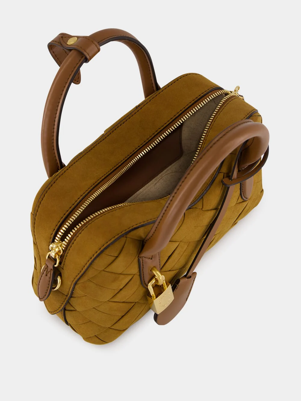 Brandy Ryder Woven Suede-Effect Bag - Image 5