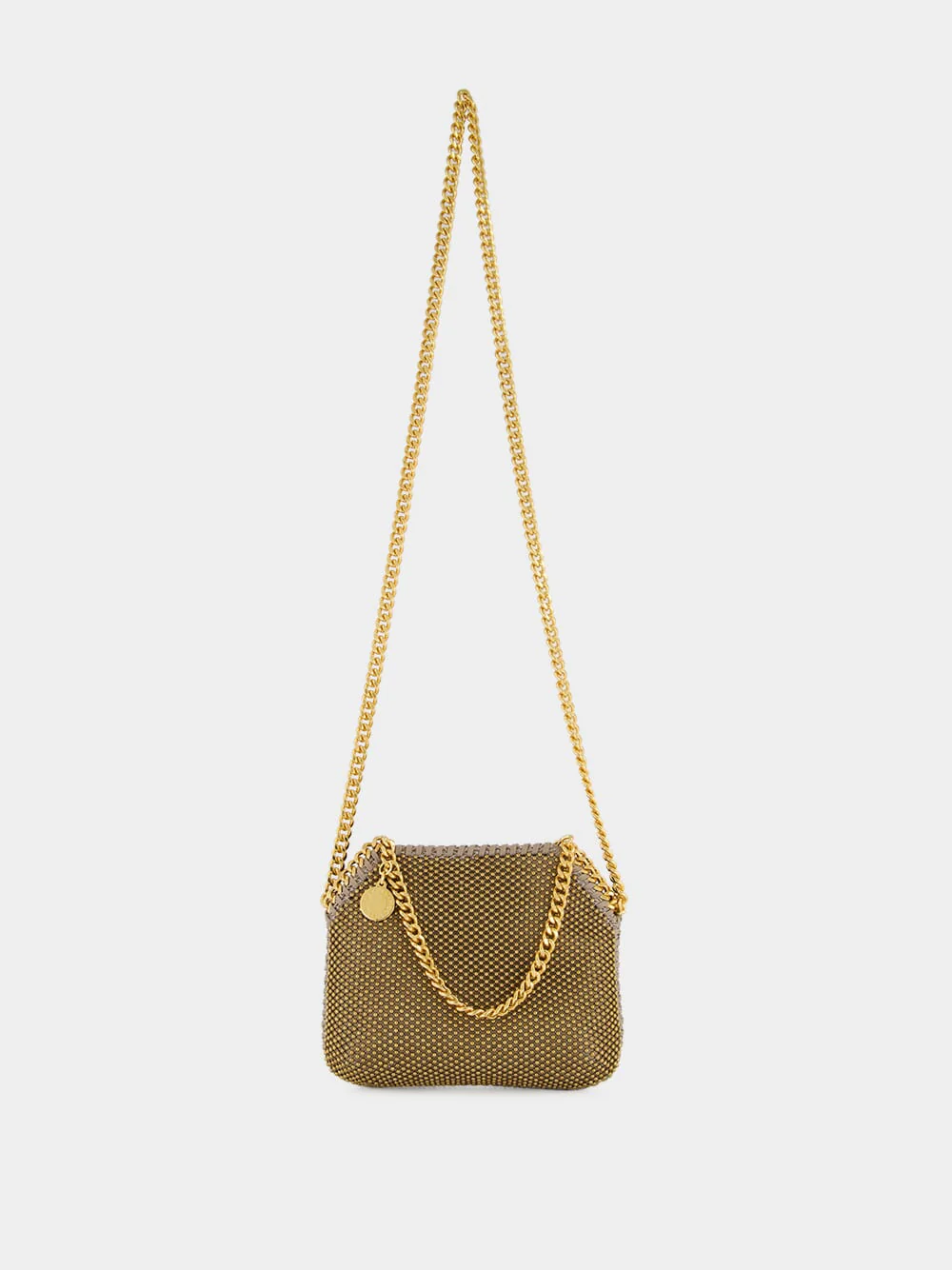 Bronze Falabella Mini Mesh Handbag - Image 3