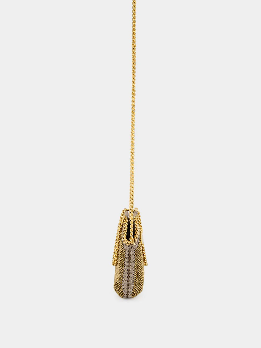 Bronze Falabella Mini Mesh Handbag - Image 4