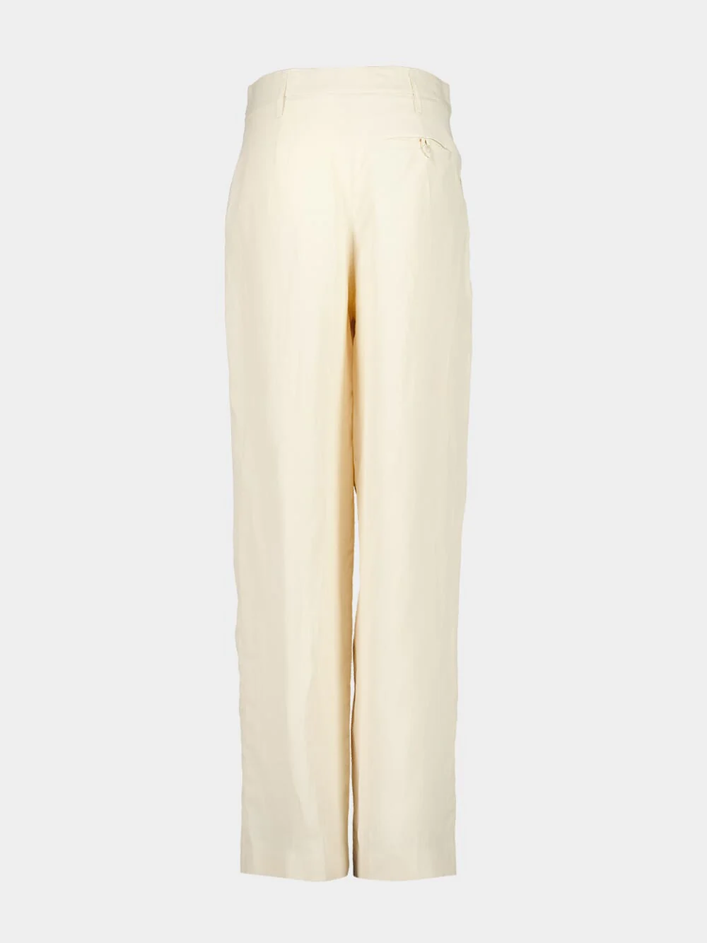 Buttercream Slouchy Panelled Trousers - Image 10