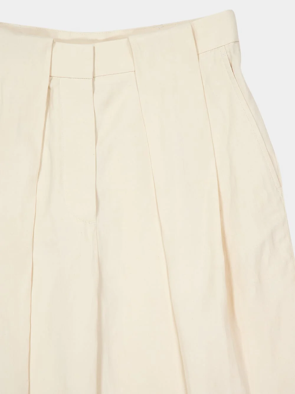 Buttercream Slouchy Panelled Trousers - Image 11