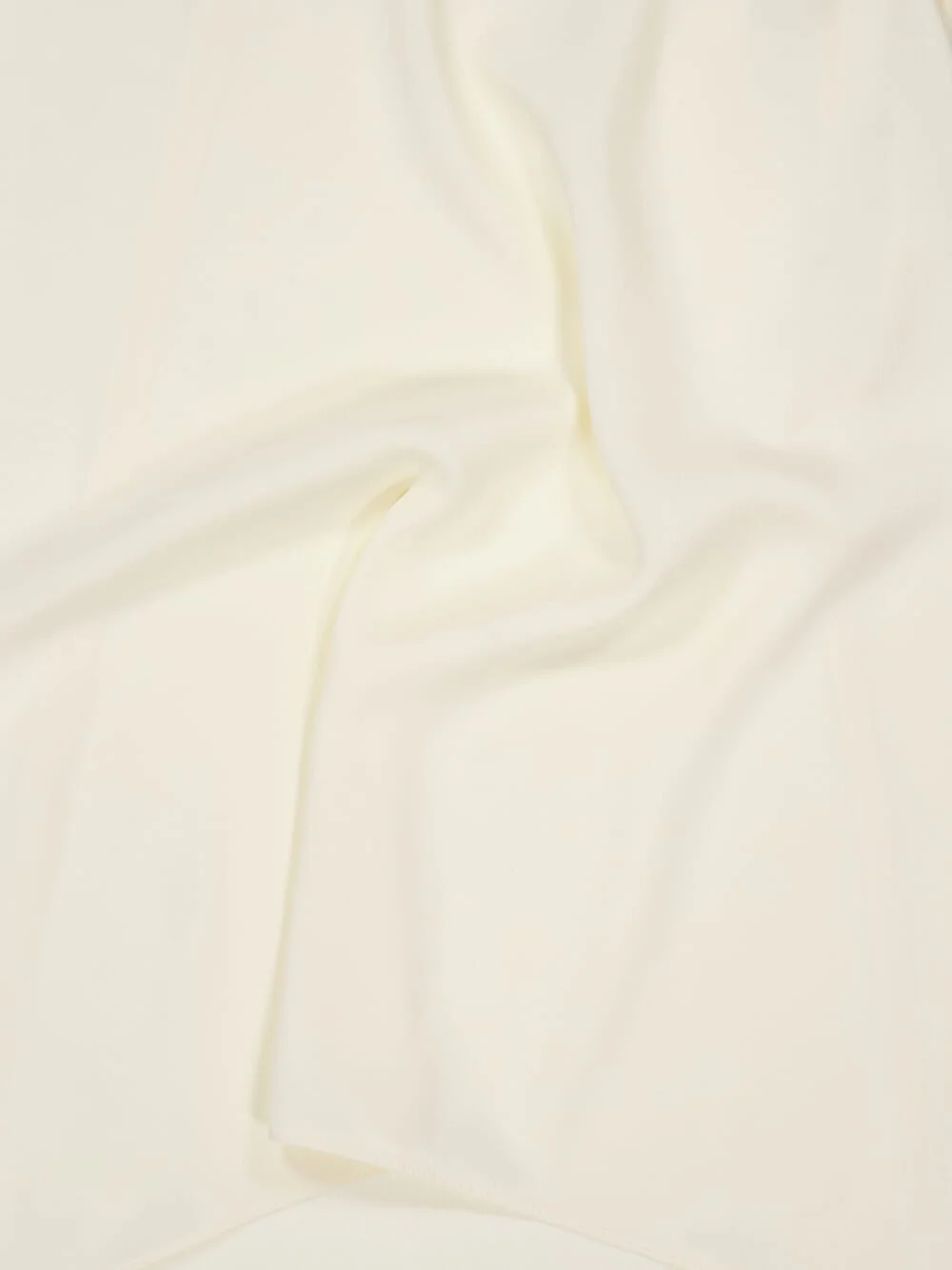 Buttermilk Satin V-Neck Midi Dress - Image 5