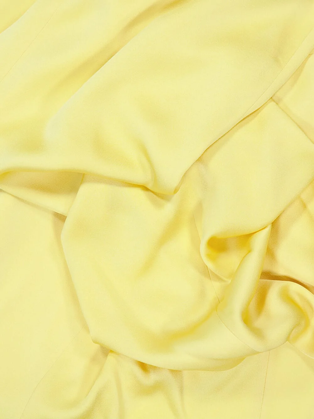 Camomile Yellow Satin Maxi Dress - Image 4