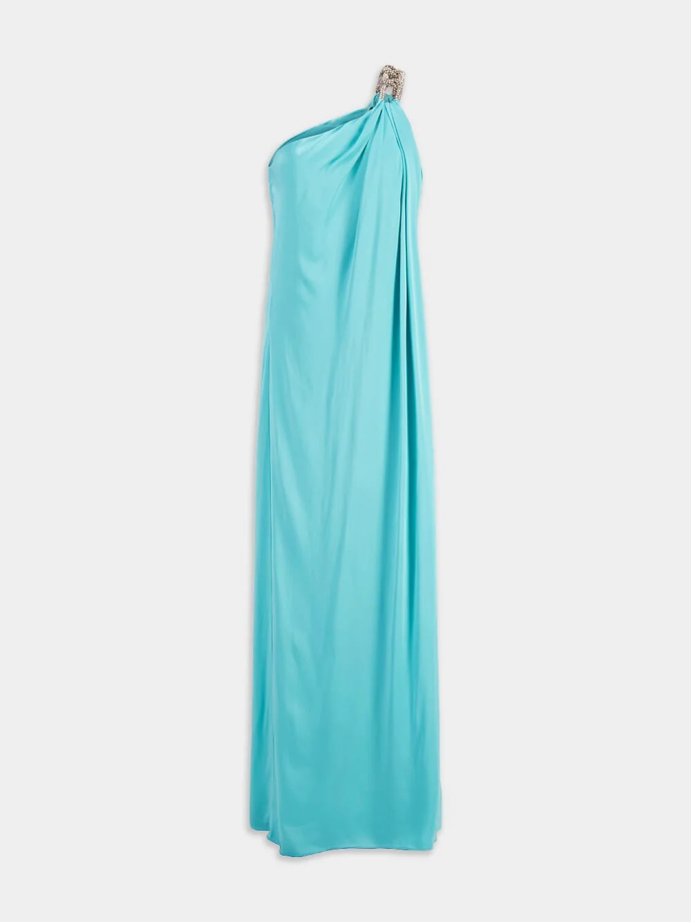 Chain Embellished One Shoulder Dress