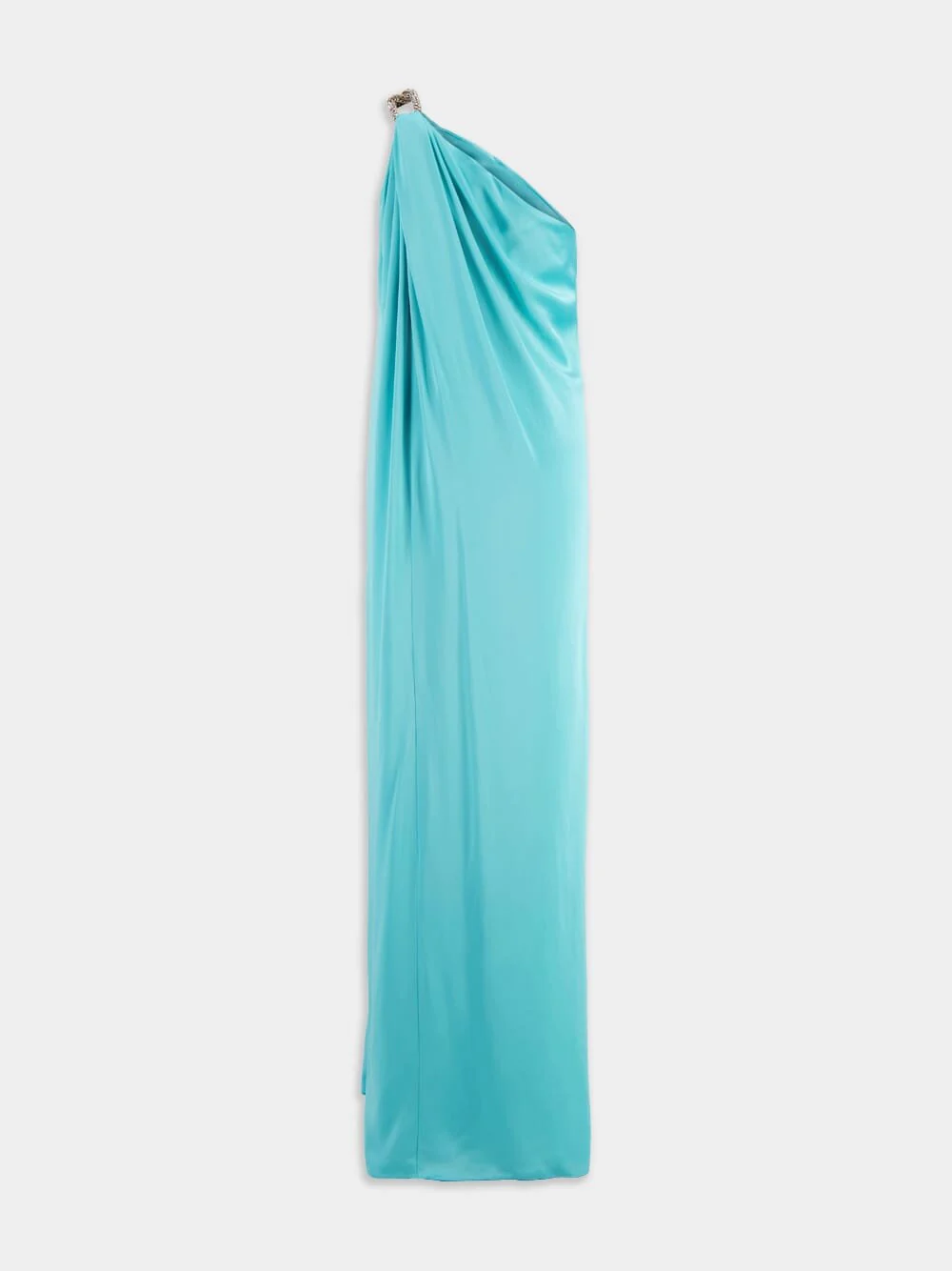 Chain Embellished One Shoulder Dress - Image 2