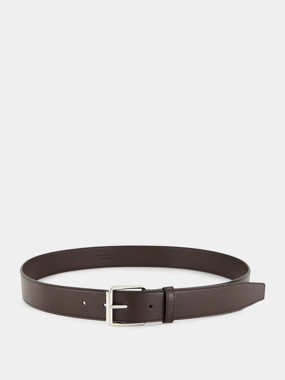 Chocolate Brown Belt with Buckle - Image 3