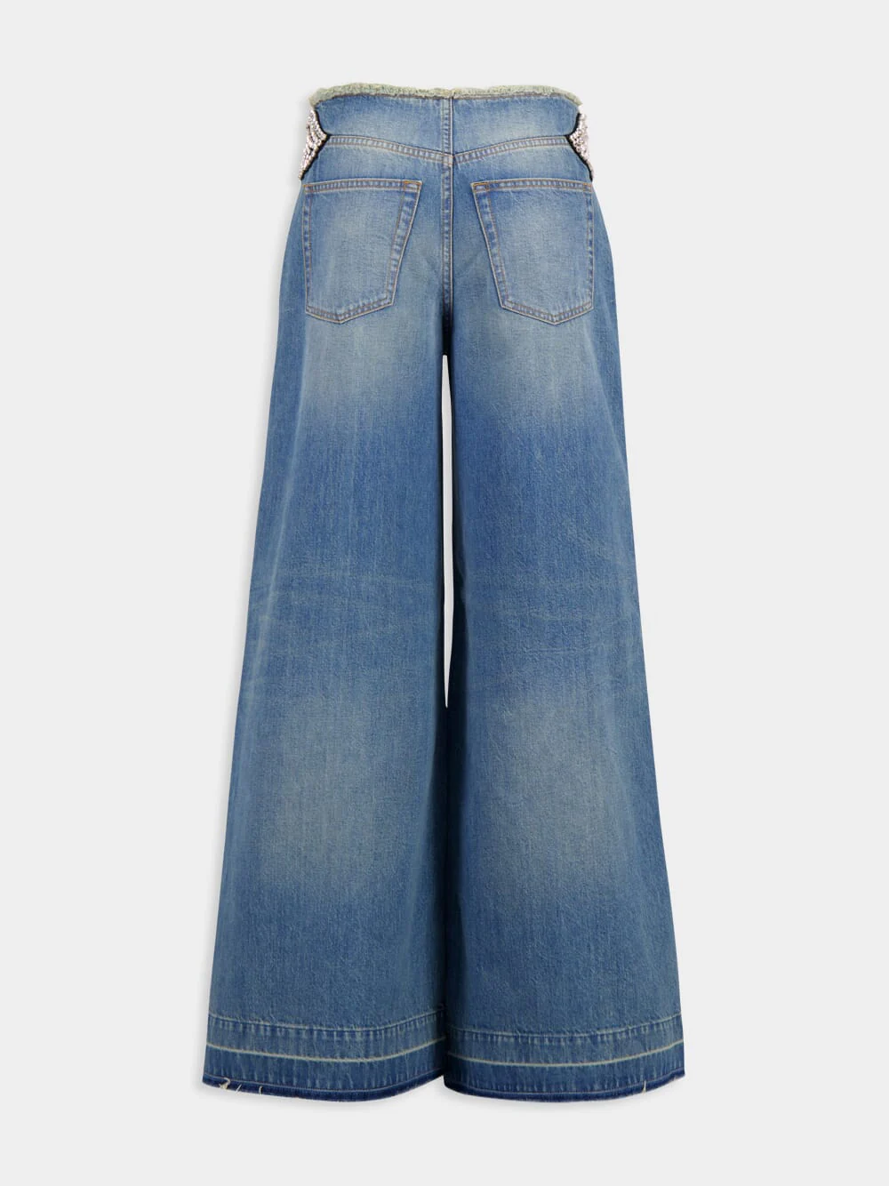 Diamanté Swirl Mid-Rise Jeans - Image 2