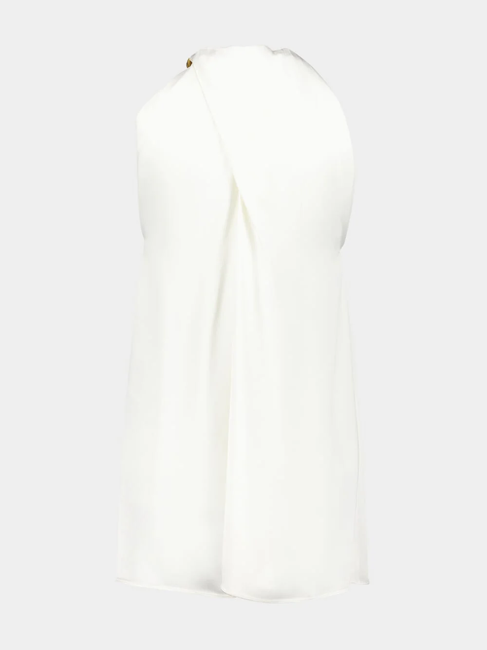Halterneck Chain Silk Top - Image 2