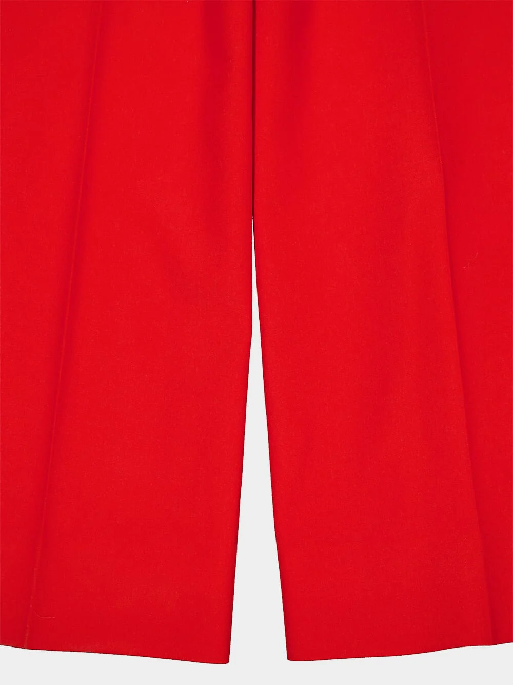 High-Rise Wide-Leg Wool Trousers - Image 4