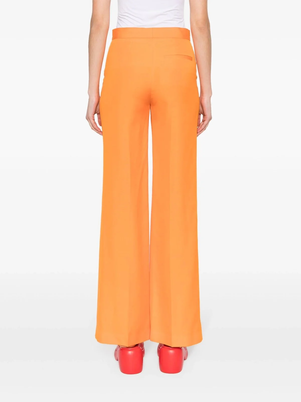 Mid-Rise Flared Trousers - Image 4