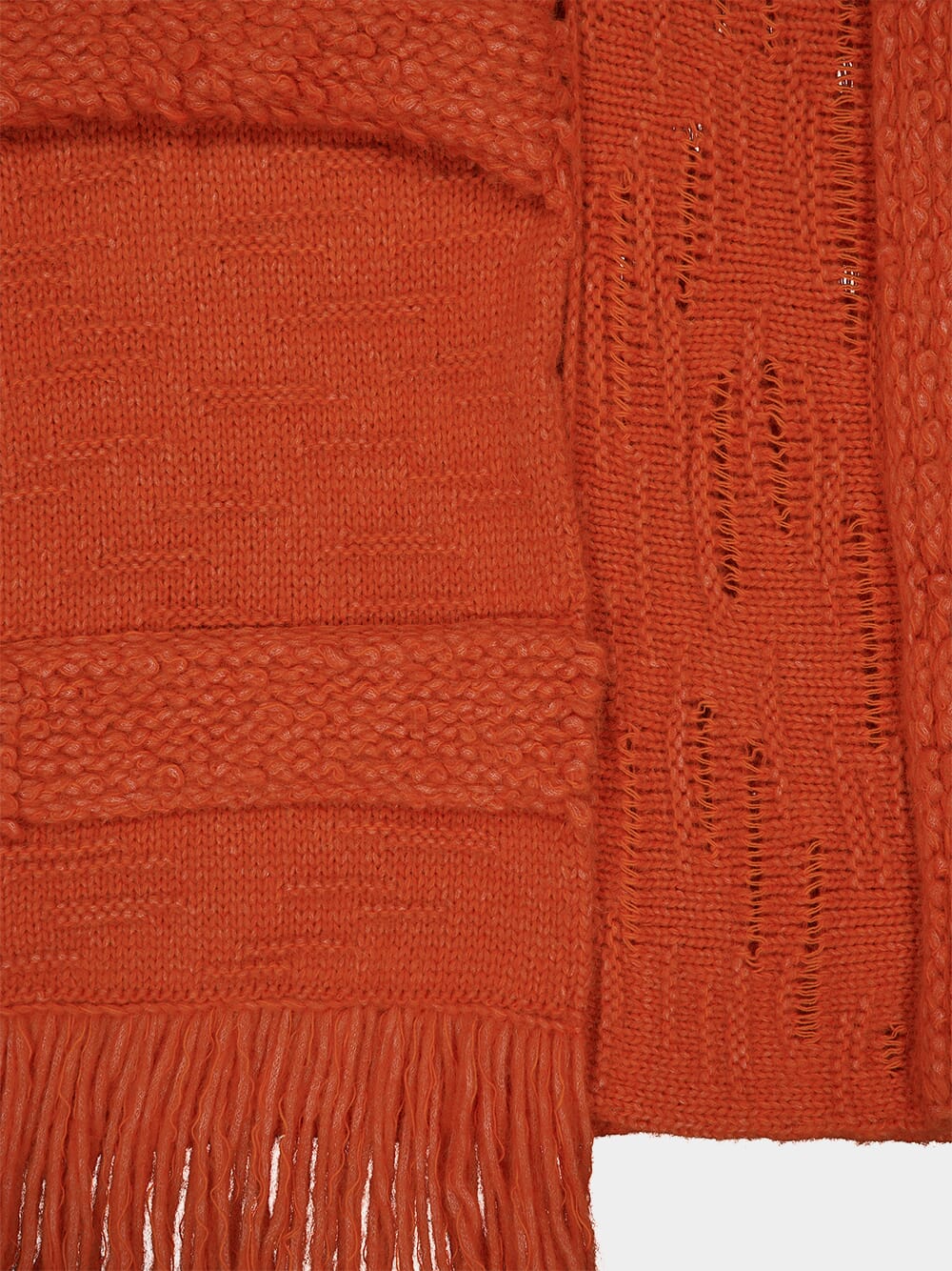Tangerine Alpaca Wool Knit Cardigan - Image 4