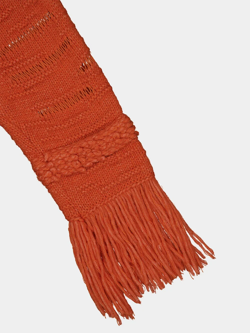 Tangerine Alpaca Wool Knit Cardigan - Image 5