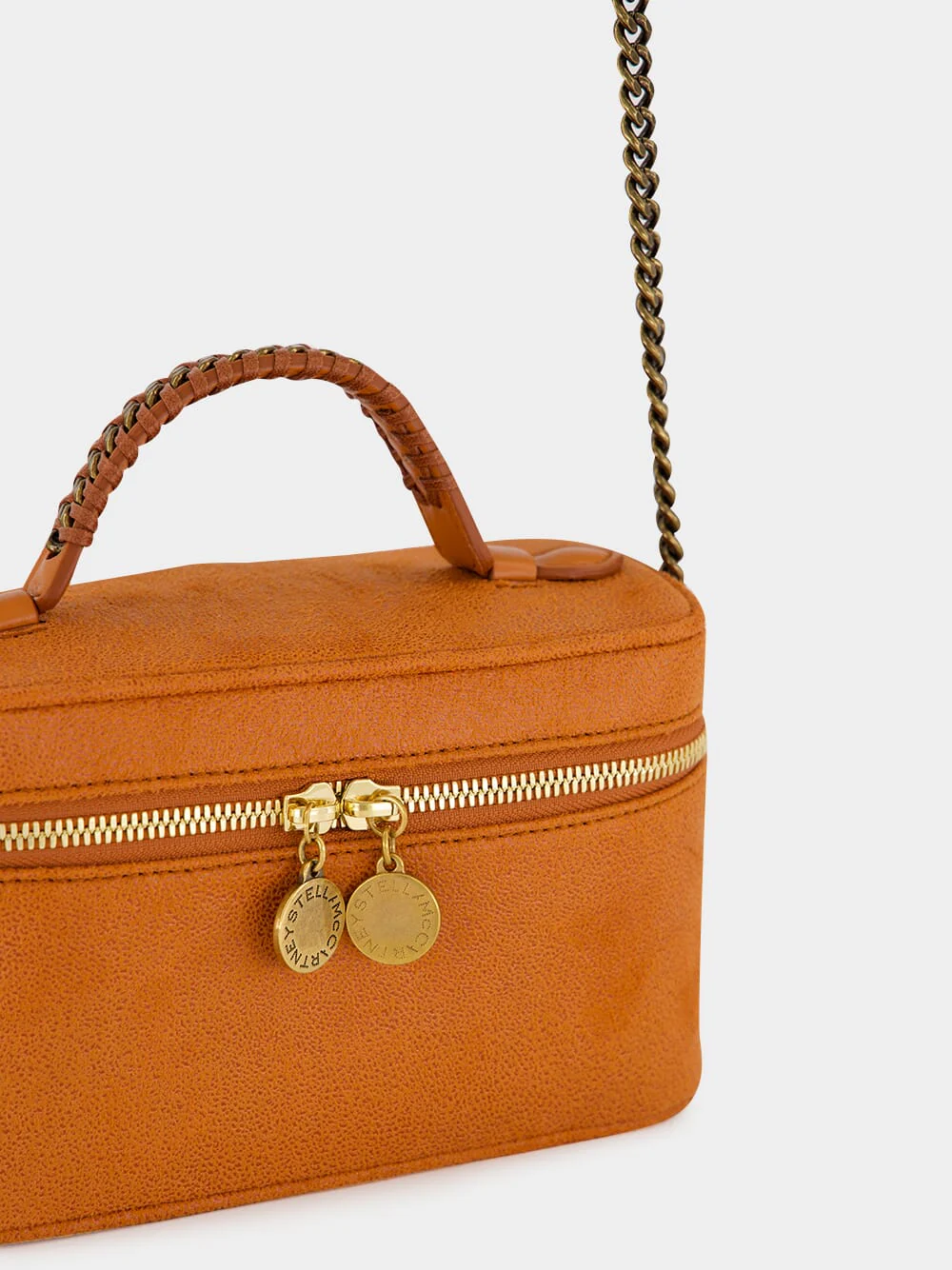 Tangerine Falabella Vanity Crossbody Bag - Image 7