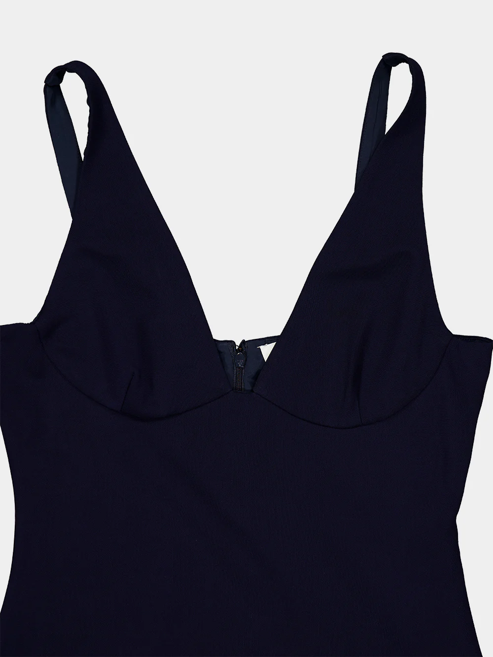 Ink Sleeveless V-Neck Frill Maxi Dress - Image 3