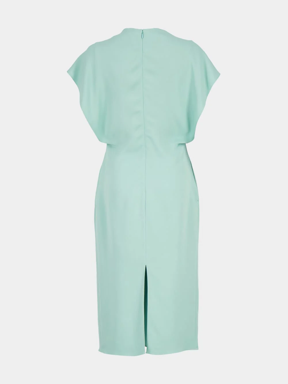 Mint V-Neck Midi Dress - Image 4