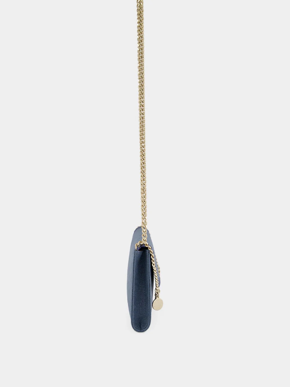 Feather Blue Vegan Leather Mini Crossbody Bag - Image 4