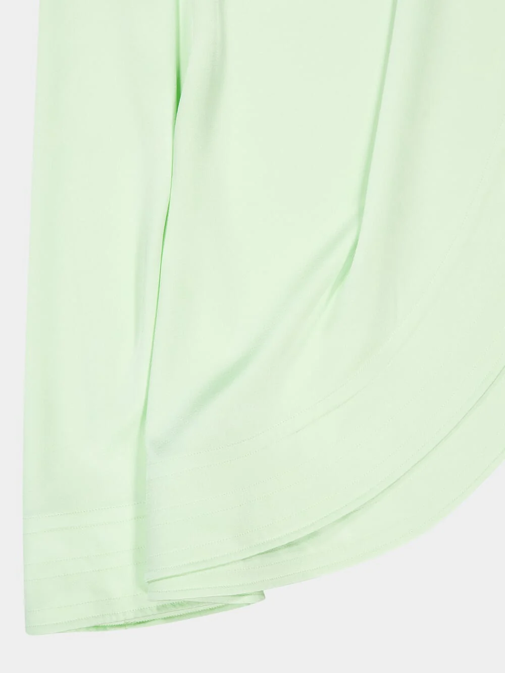 Green Asymmetric Sleeveless Maxi Dress - Image 3