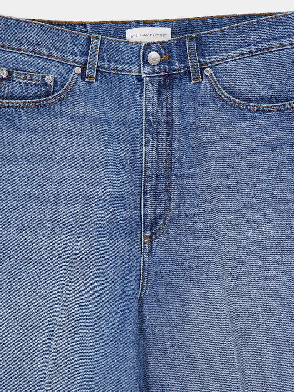 Iconic Blue Wide-Leg Jeans - Image 3