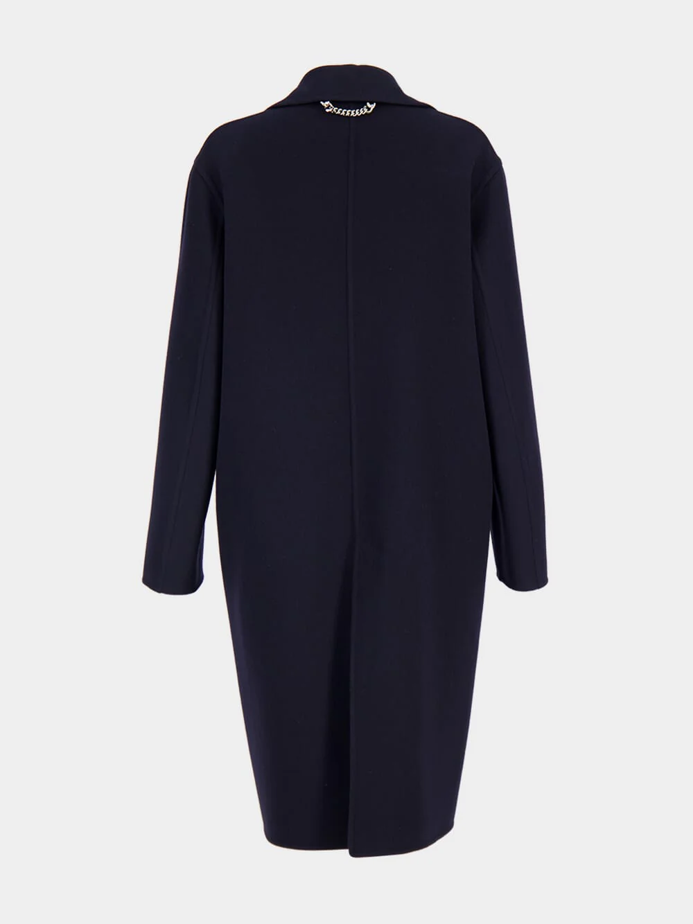 Ink Blue Iconic Wool Coat - Image 2