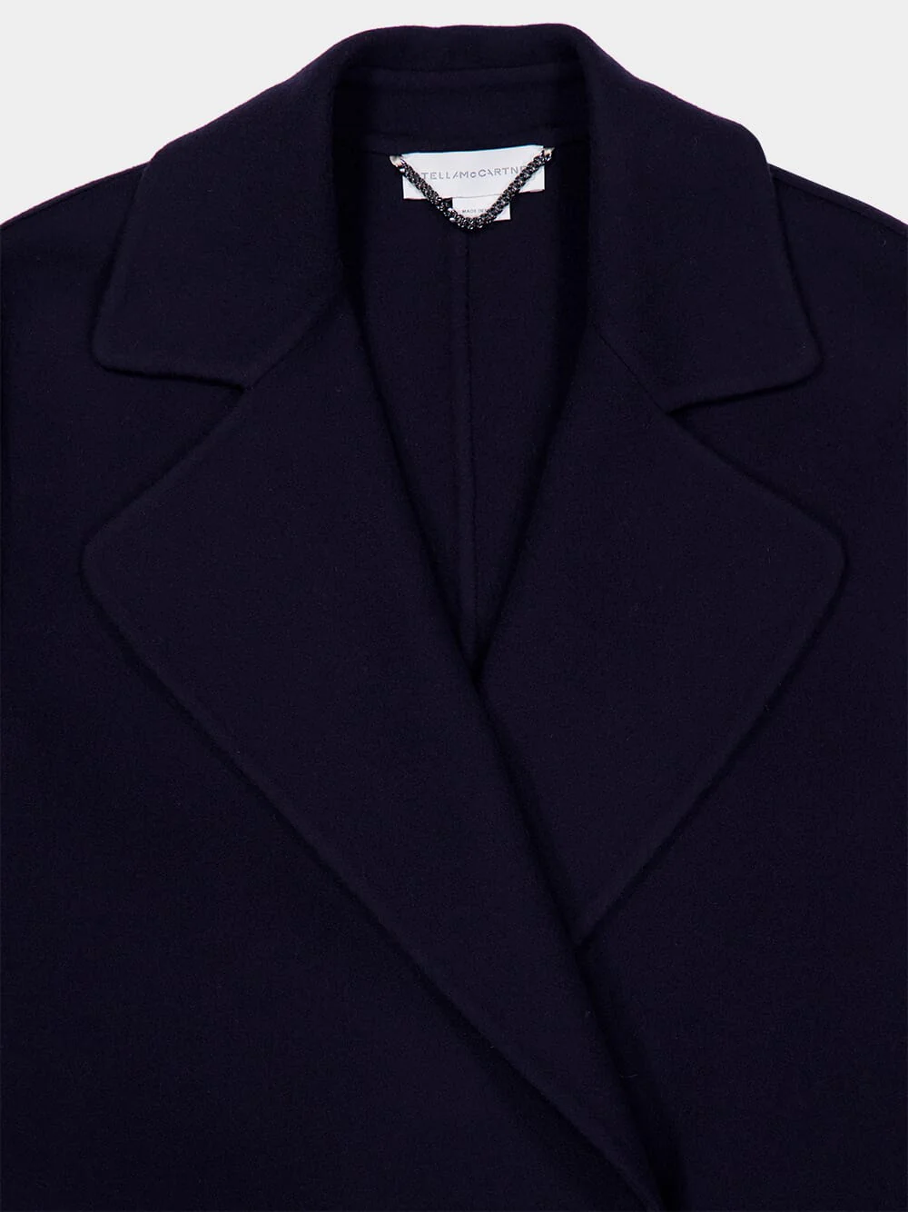 Ink Blue Iconic Wool Coat - Image 3