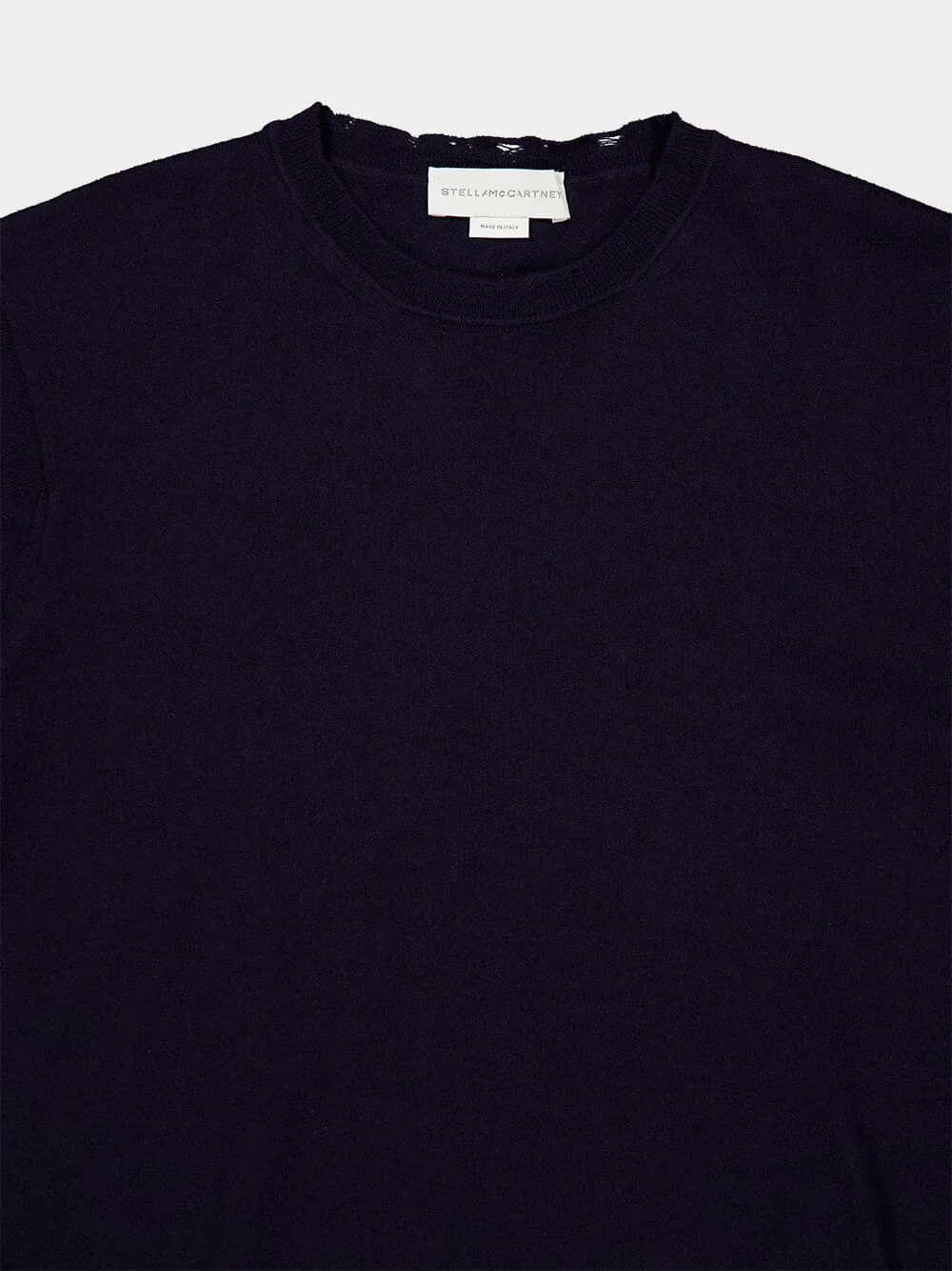 Midnight Blue Merino Wool Jumper - Image 3