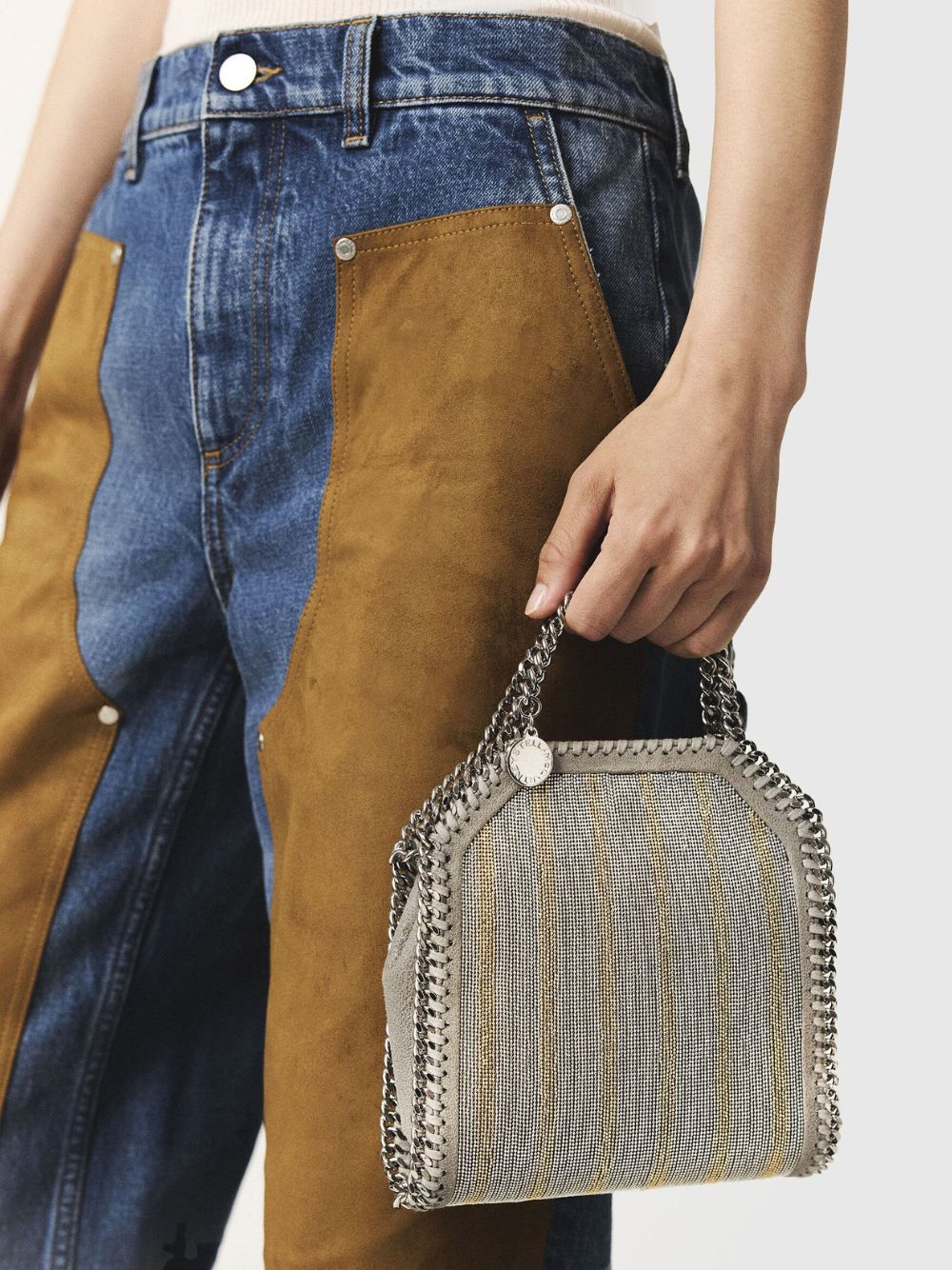 Light Grey Limited-Edition Falabella Tote Bag - Image 2