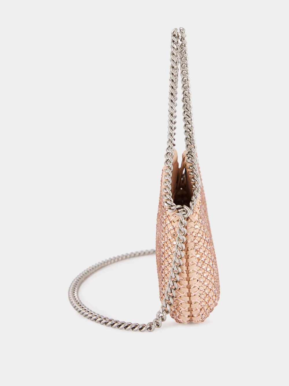 Light Peach Falabella Mini Shoulder Bag - Image 4
