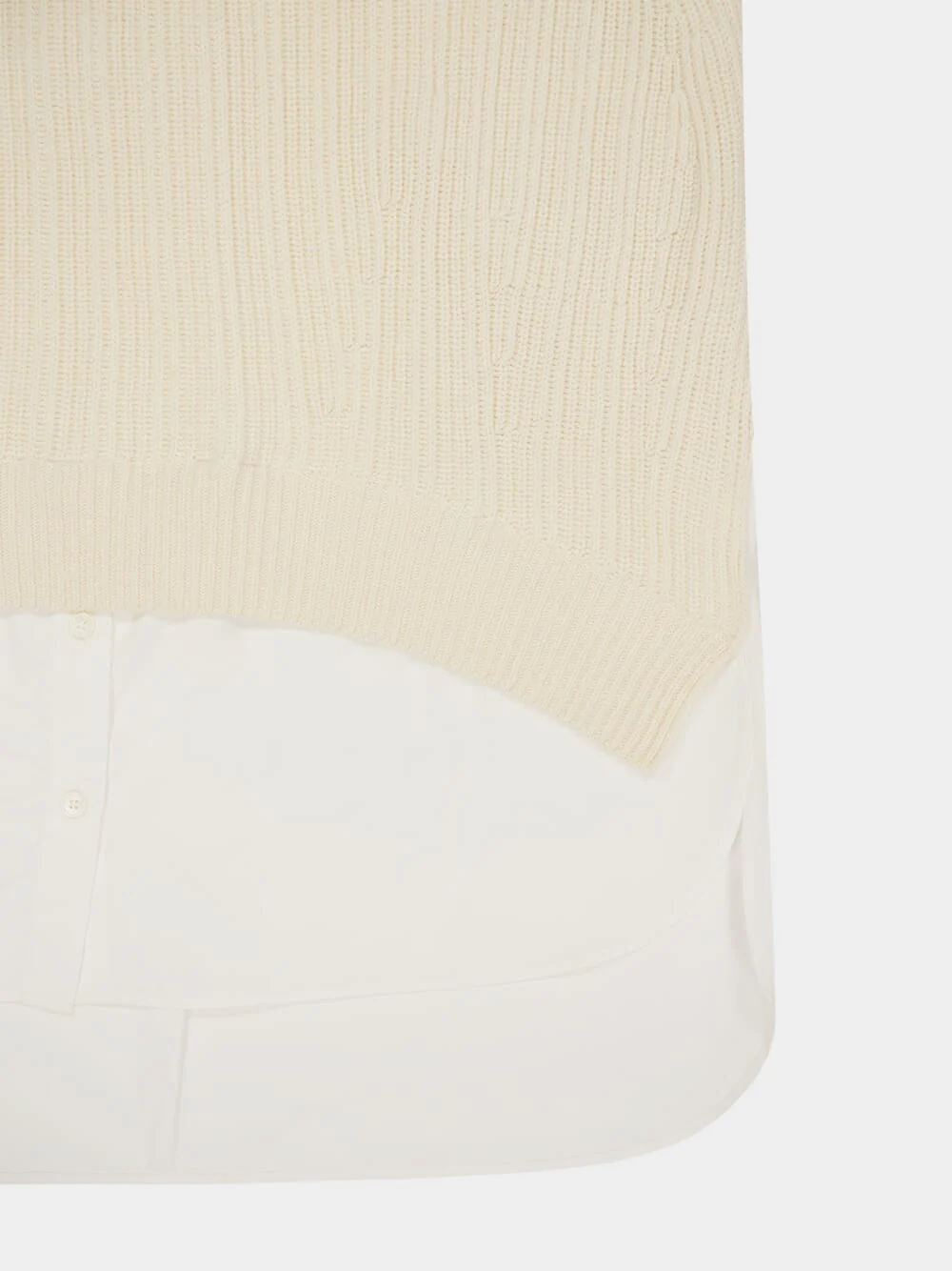 Natural Hybrid V-Neck Jumper - Image 4